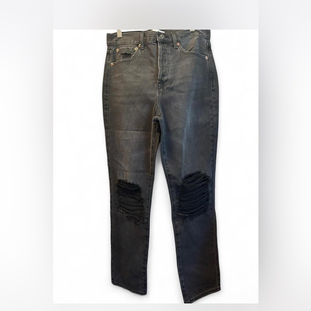 Pistola Charcoal Distressed Skinny Jeans